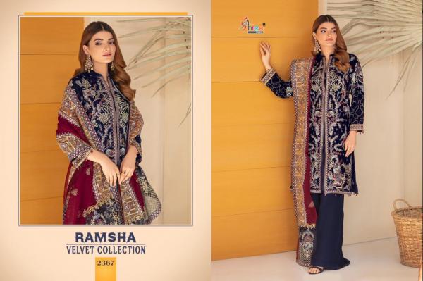 Shree Ramsha Velvet  Designer Collection Pakistani Salwar Suit